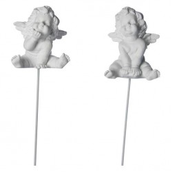 Grafdecoratie engel op stok
