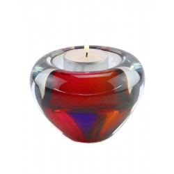 Mini urn van glas met waxinelichtje GL-08
