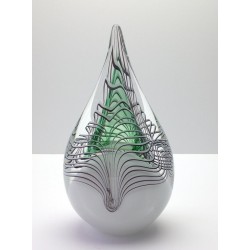 Glazen urn GL-09-GROEN