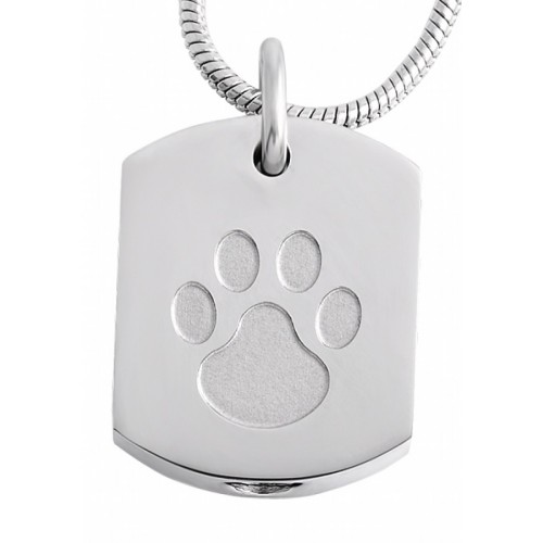 Assieraad dieren ketting hartje met poot